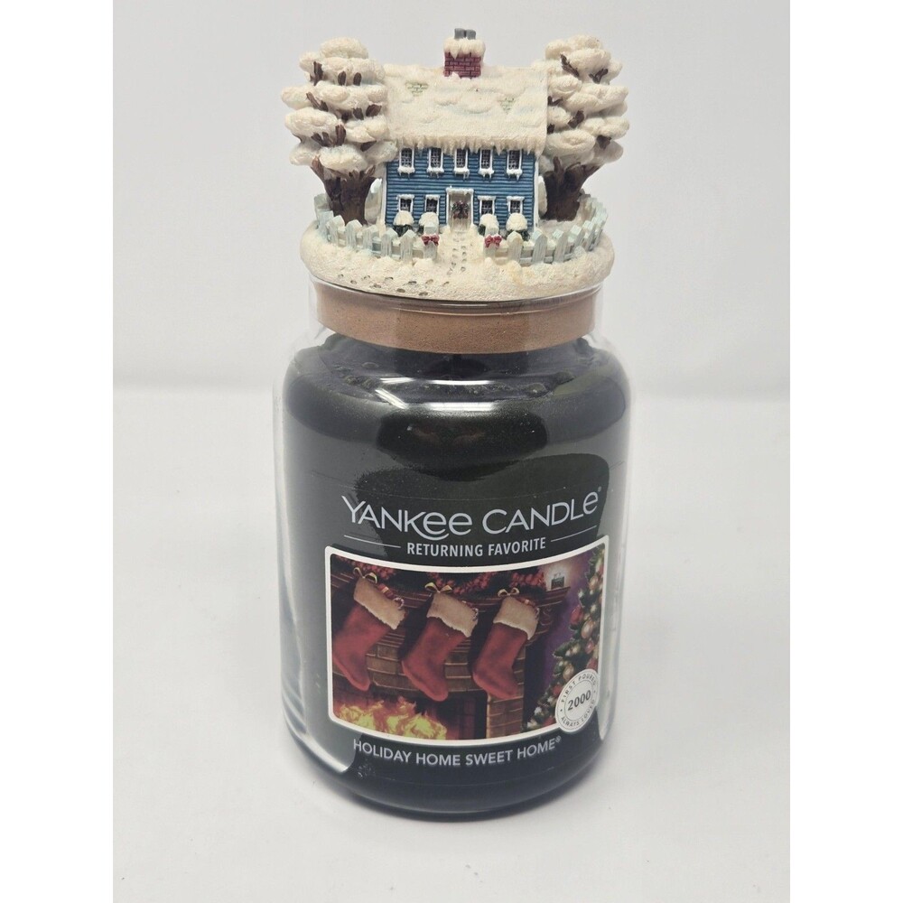 Yankee Candle Holiday Home Sweet Home 22oz w/ Our America Cottage Topper